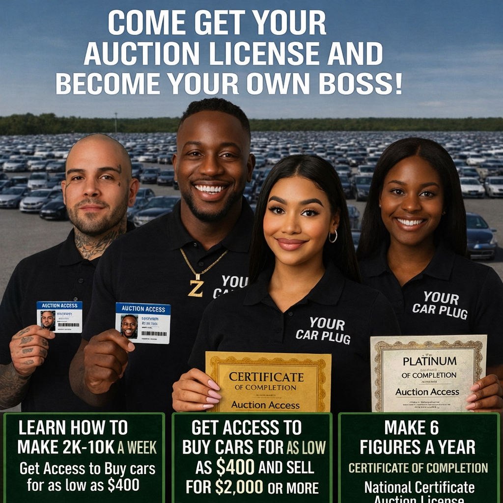 Nationwide Auction License – Get Dealer Auction Access & Start Flipping Cars Legally In 48 Hours