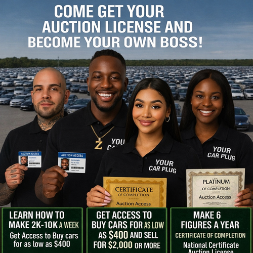 Nationwide Auction License – Get Dealer Auction Access & Start Flipping Cars Legally In 48 Hours